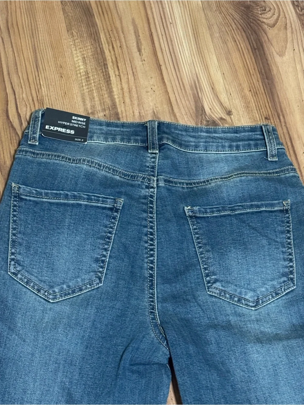 Express Women’s Dark Blue Skinny Jeans